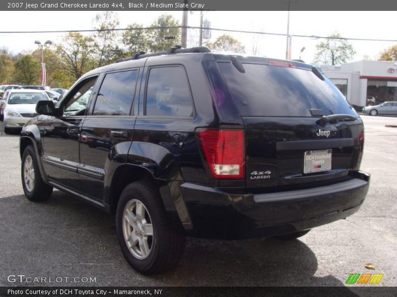 Black / Medium Slate Gray 2007 Jeep Grand Cherokee Laredo 4x4