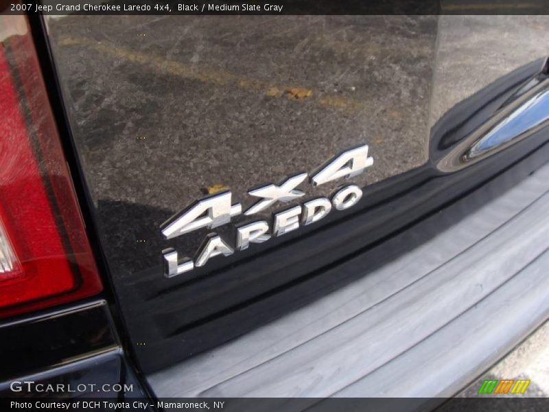Black / Medium Slate Gray 2007 Jeep Grand Cherokee Laredo 4x4