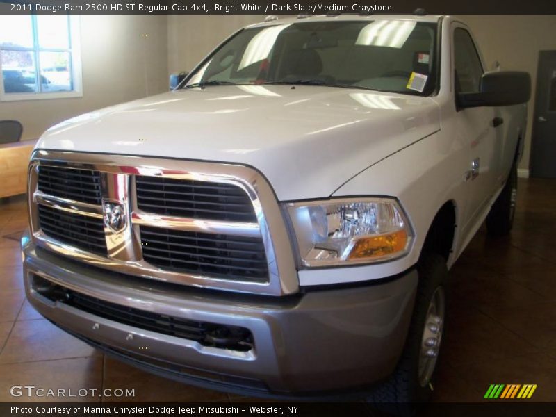 Bright White / Dark Slate/Medium Graystone 2011 Dodge Ram 2500 HD ST Regular Cab 4x4