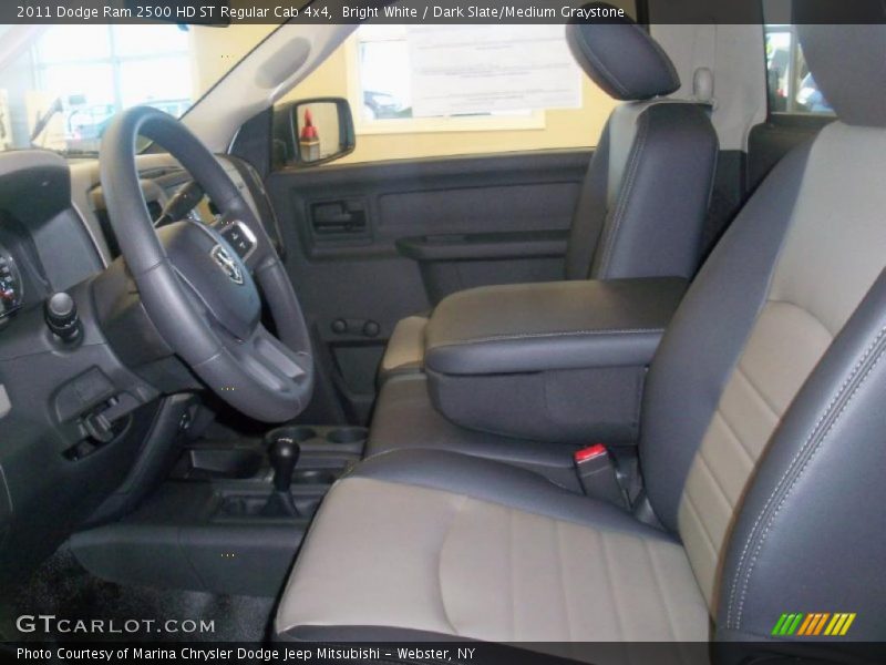 Bright White / Dark Slate/Medium Graystone 2011 Dodge Ram 2500 HD ST Regular Cab 4x4
