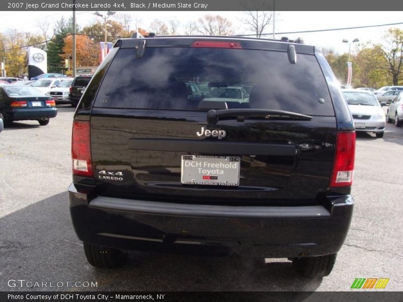 Black / Medium Slate Gray 2007 Jeep Grand Cherokee Laredo 4x4