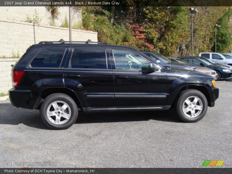 Black / Medium Slate Gray 2007 Jeep Grand Cherokee Laredo 4x4