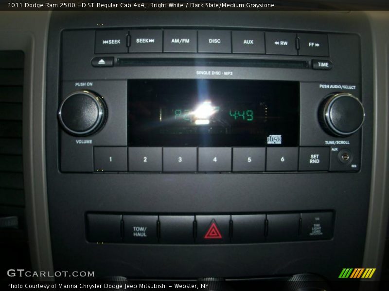 Bright White / Dark Slate/Medium Graystone 2011 Dodge Ram 2500 HD ST Regular Cab 4x4