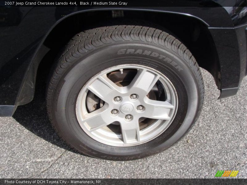 Black / Medium Slate Gray 2007 Jeep Grand Cherokee Laredo 4x4