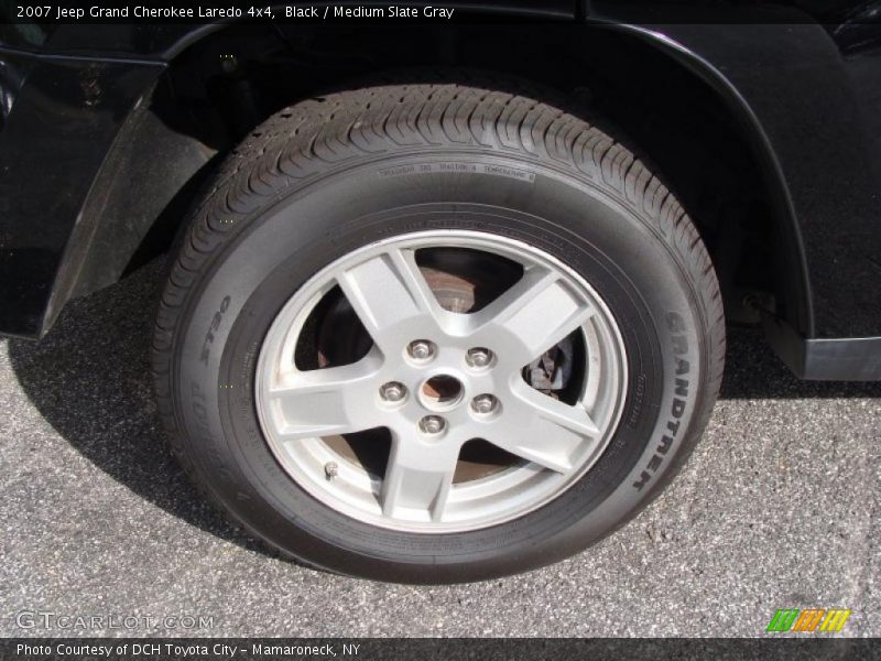 Black / Medium Slate Gray 2007 Jeep Grand Cherokee Laredo 4x4