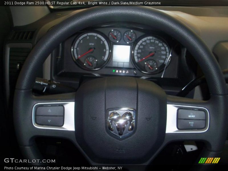 Bright White / Dark Slate/Medium Graystone 2011 Dodge Ram 2500 HD ST Regular Cab 4x4