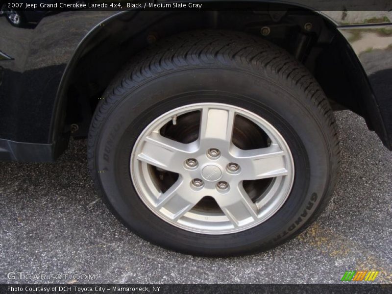 Black / Medium Slate Gray 2007 Jeep Grand Cherokee Laredo 4x4