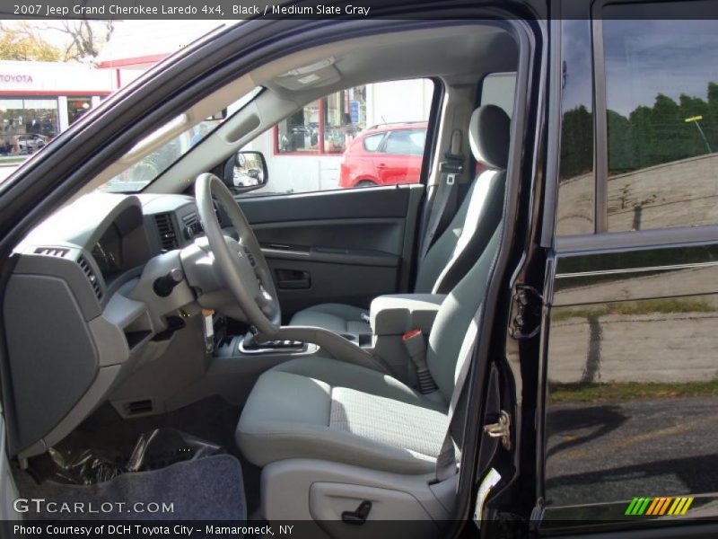 Black / Medium Slate Gray 2007 Jeep Grand Cherokee Laredo 4x4