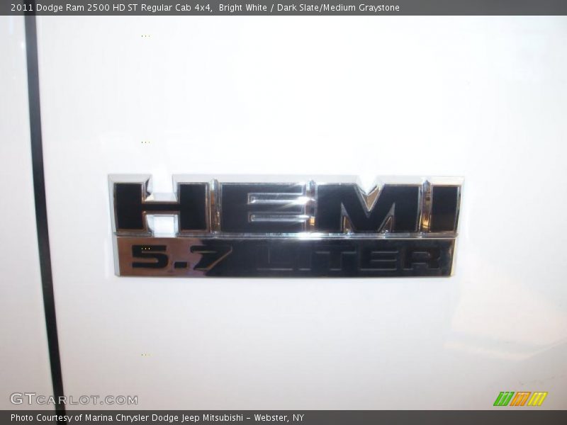 Bright White / Dark Slate/Medium Graystone 2011 Dodge Ram 2500 HD ST Regular Cab 4x4