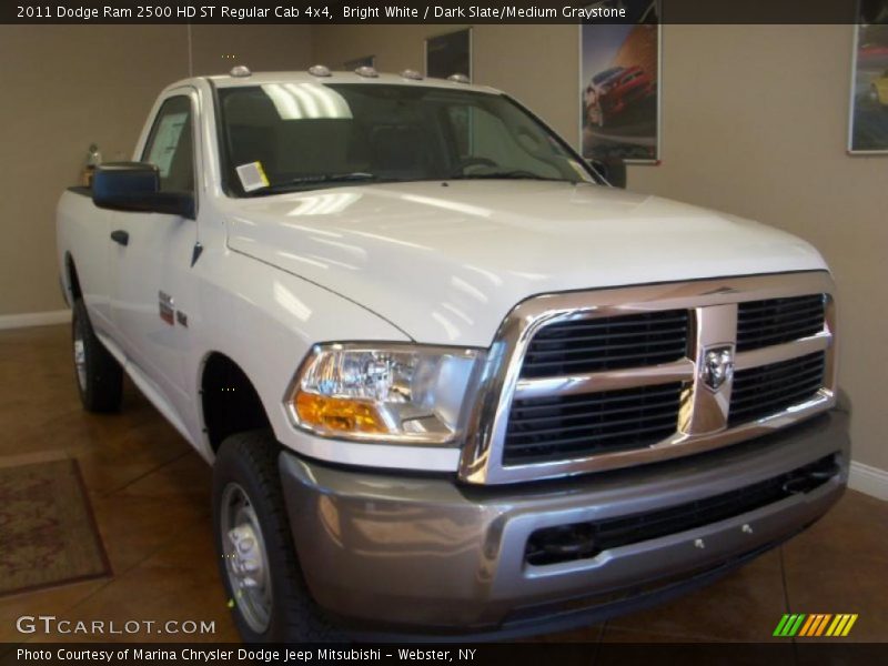 Bright White / Dark Slate/Medium Graystone 2011 Dodge Ram 2500 HD ST Regular Cab 4x4