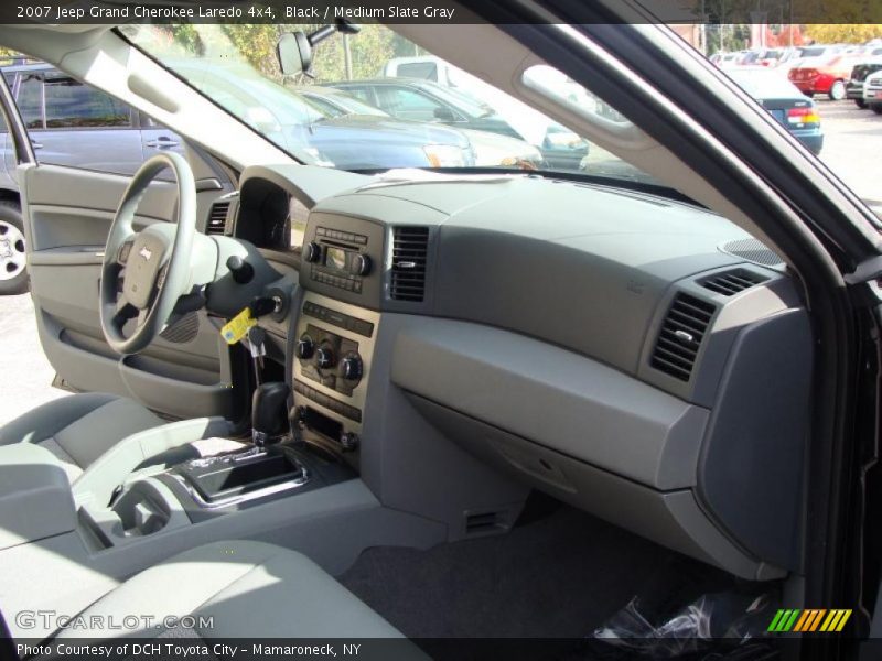 Black / Medium Slate Gray 2007 Jeep Grand Cherokee Laredo 4x4