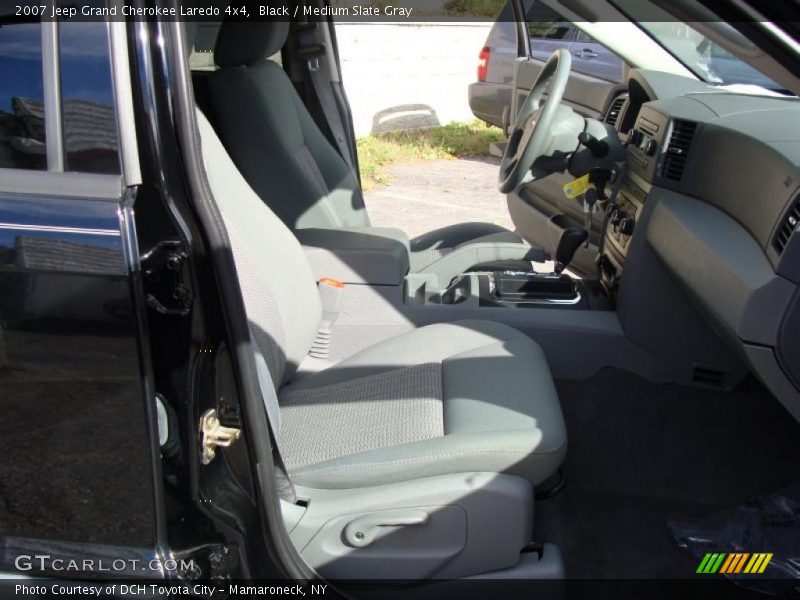 Black / Medium Slate Gray 2007 Jeep Grand Cherokee Laredo 4x4