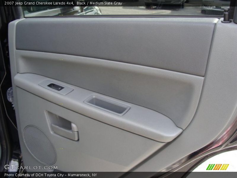 Black / Medium Slate Gray 2007 Jeep Grand Cherokee Laredo 4x4