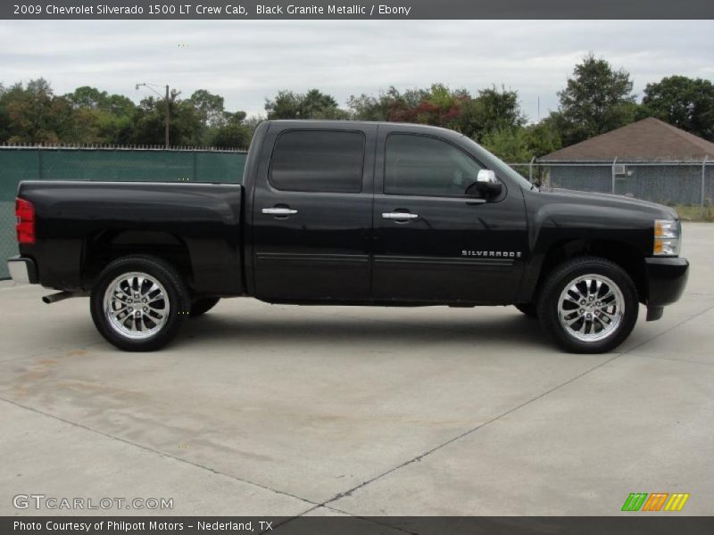 Black Granite Metallic / Ebony 2009 Chevrolet Silverado 1500 LT Crew Cab