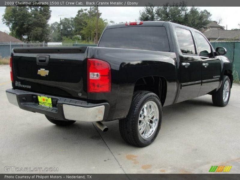 Black Granite Metallic / Ebony 2009 Chevrolet Silverado 1500 LT Crew Cab