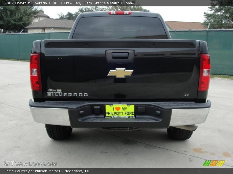Black Granite Metallic / Ebony 2009 Chevrolet Silverado 1500 LT Crew Cab
