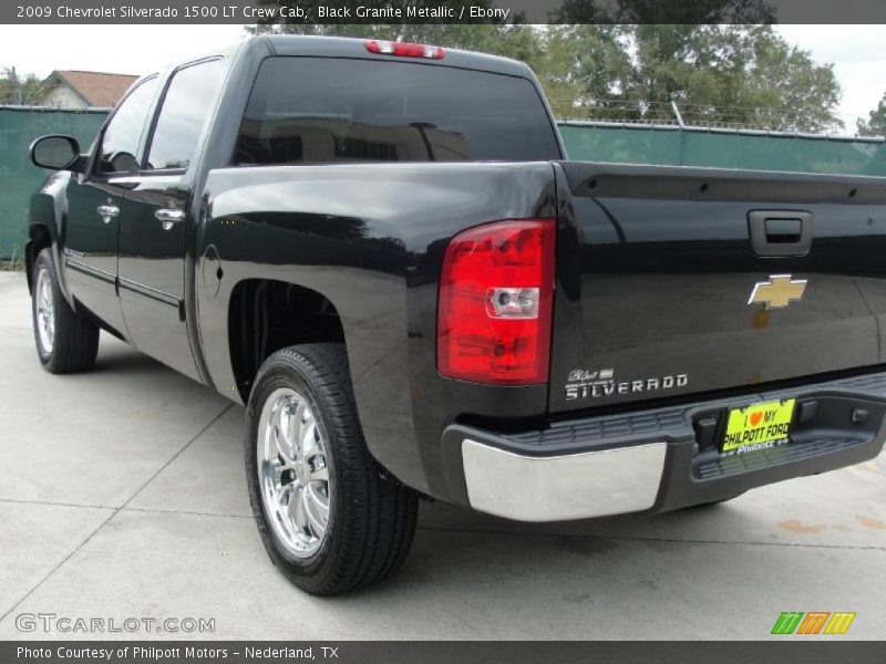 Black Granite Metallic / Ebony 2009 Chevrolet Silverado 1500 LT Crew Cab
