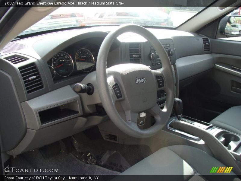Black / Medium Slate Gray 2007 Jeep Grand Cherokee Laredo 4x4
