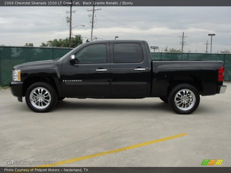 Black Granite Metallic / Ebony 2009 Chevrolet Silverado 1500 LT Crew Cab