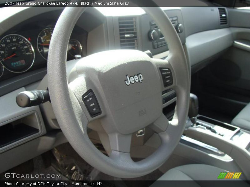 Black / Medium Slate Gray 2007 Jeep Grand Cherokee Laredo 4x4