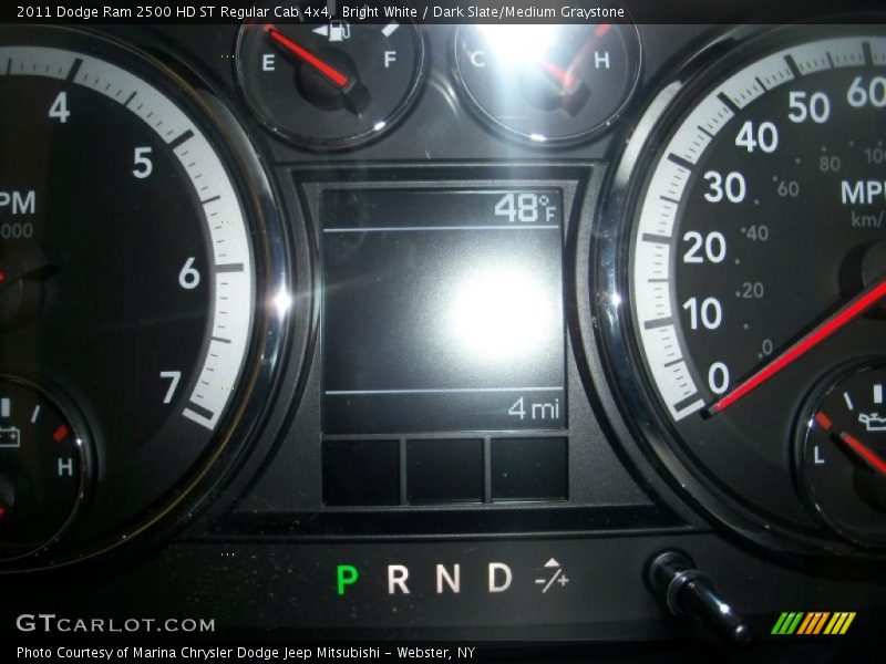 Bright White / Dark Slate/Medium Graystone 2011 Dodge Ram 2500 HD ST Regular Cab 4x4