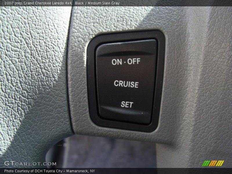 Black / Medium Slate Gray 2007 Jeep Grand Cherokee Laredo 4x4