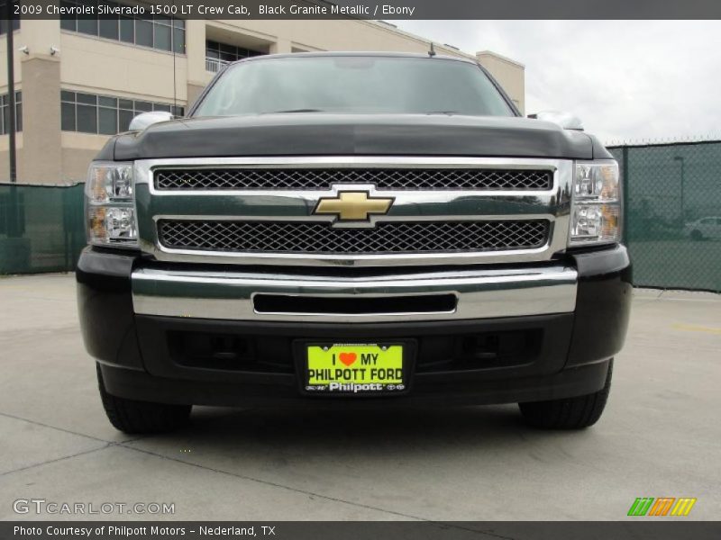 Black Granite Metallic / Ebony 2009 Chevrolet Silverado 1500 LT Crew Cab