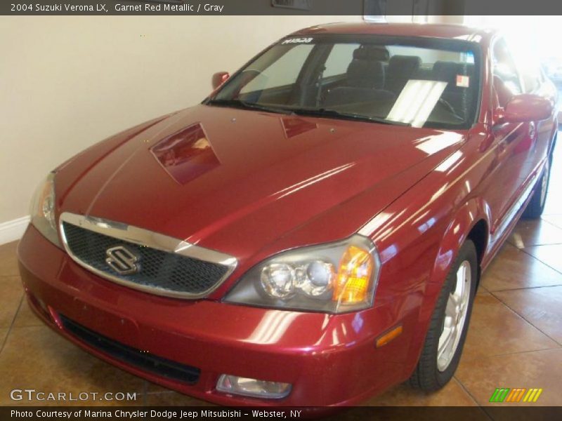 Garnet Red Metallic / Gray 2004 Suzuki Verona LX