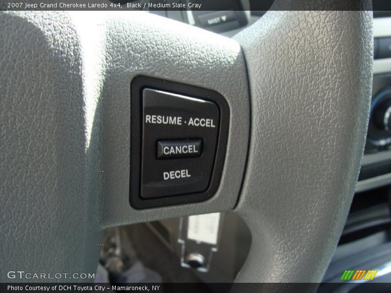 Black / Medium Slate Gray 2007 Jeep Grand Cherokee Laredo 4x4