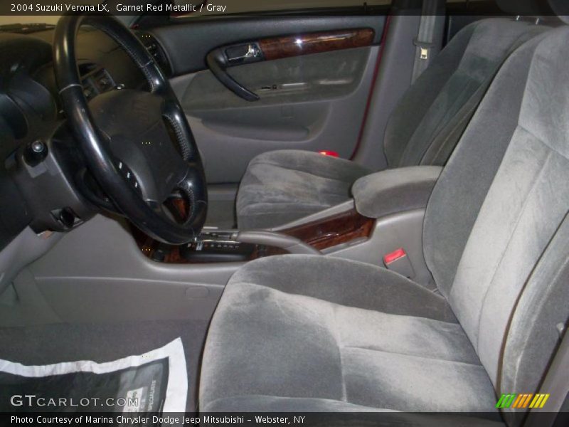 Garnet Red Metallic / Gray 2004 Suzuki Verona LX