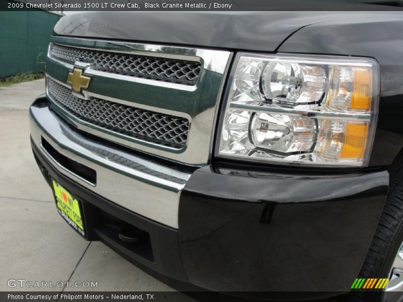Black Granite Metallic / Ebony 2009 Chevrolet Silverado 1500 LT Crew Cab