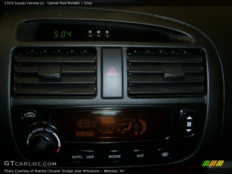 Garnet Red Metallic / Gray 2004 Suzuki Verona LX