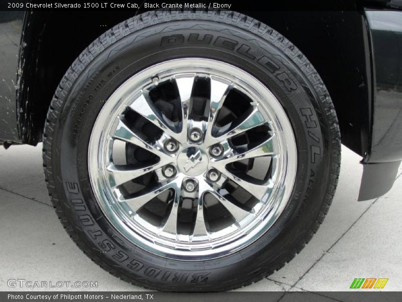Black Granite Metallic / Ebony 2009 Chevrolet Silverado 1500 LT Crew Cab
