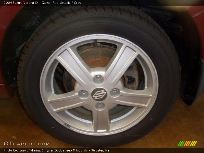Garnet Red Metallic / Gray 2004 Suzuki Verona LX
