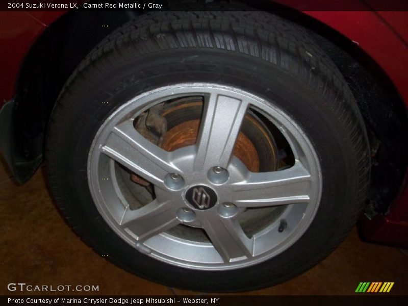 Garnet Red Metallic / Gray 2004 Suzuki Verona LX