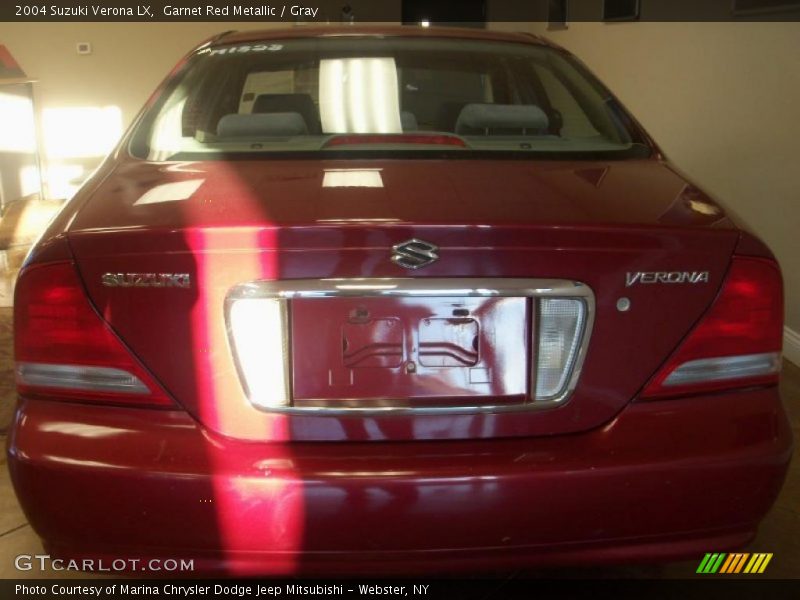 Garnet Red Metallic / Gray 2004 Suzuki Verona LX