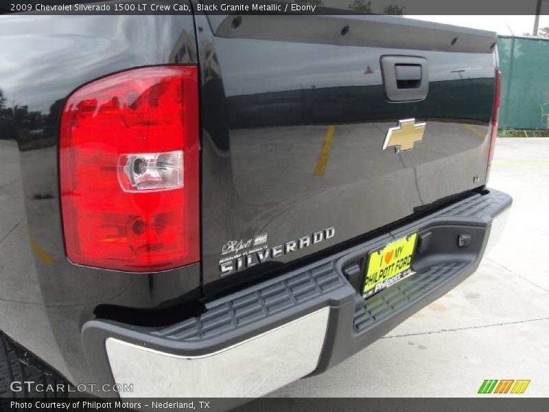 Black Granite Metallic / Ebony 2009 Chevrolet Silverado 1500 LT Crew Cab