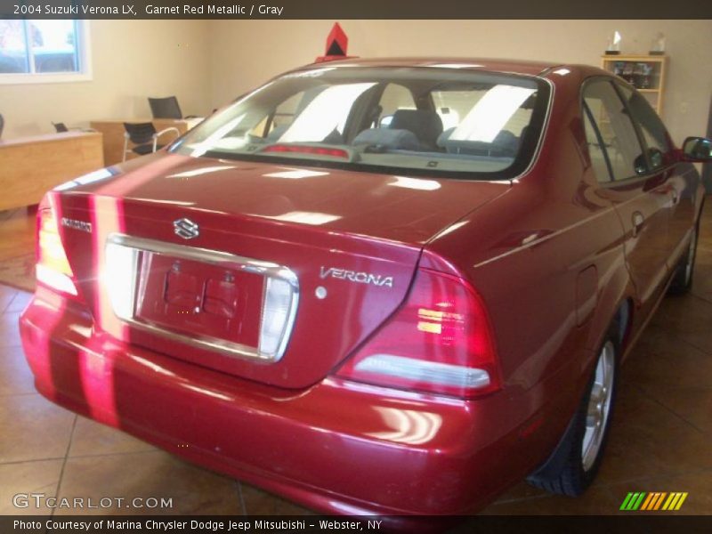 Garnet Red Metallic / Gray 2004 Suzuki Verona LX