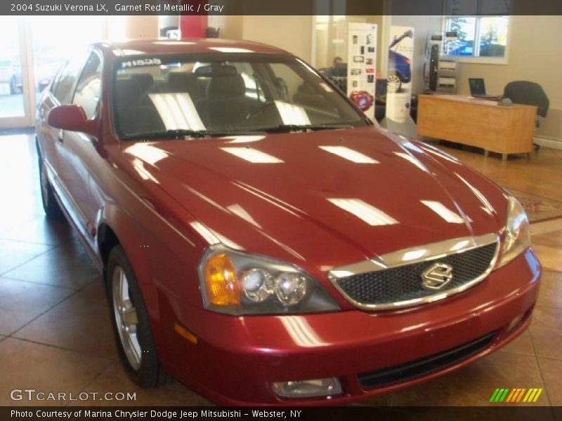 Garnet Red Metallic / Gray 2004 Suzuki Verona LX