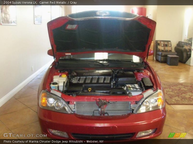 Garnet Red Metallic / Gray 2004 Suzuki Verona LX