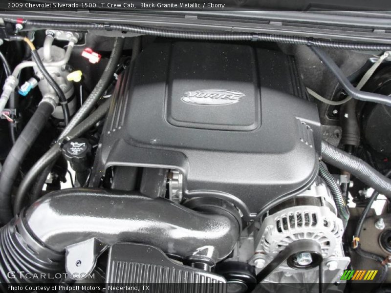 Black Granite Metallic / Ebony 2009 Chevrolet Silverado 1500 LT Crew Cab