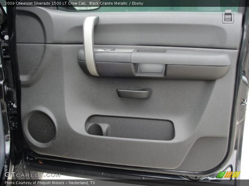 Black Granite Metallic / Ebony 2009 Chevrolet Silverado 1500 LT Crew Cab