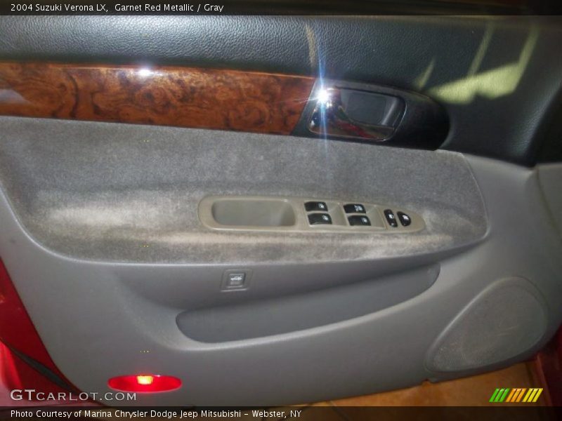 Garnet Red Metallic / Gray 2004 Suzuki Verona LX