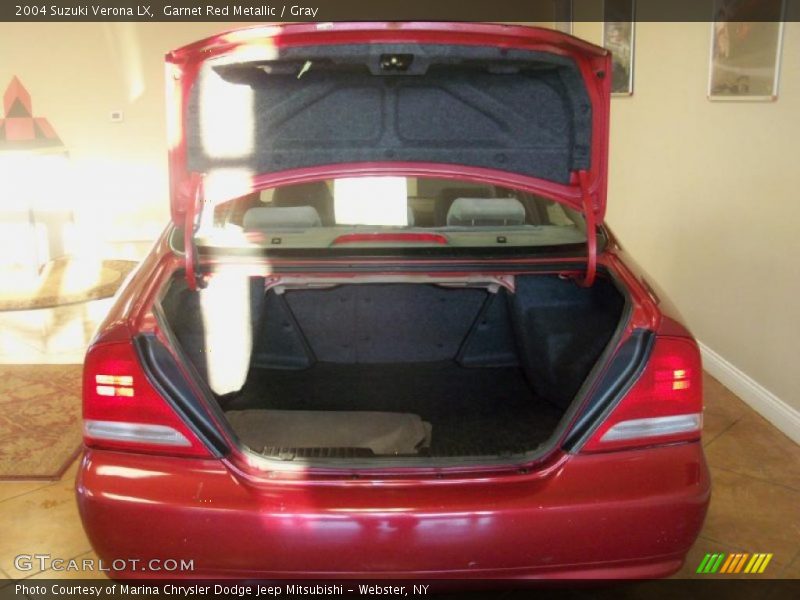 Garnet Red Metallic / Gray 2004 Suzuki Verona LX