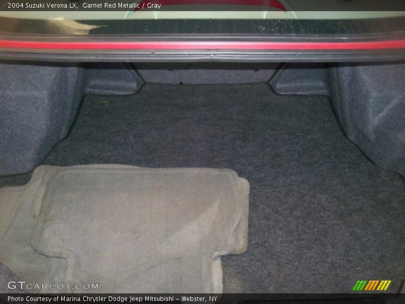 Garnet Red Metallic / Gray 2004 Suzuki Verona LX