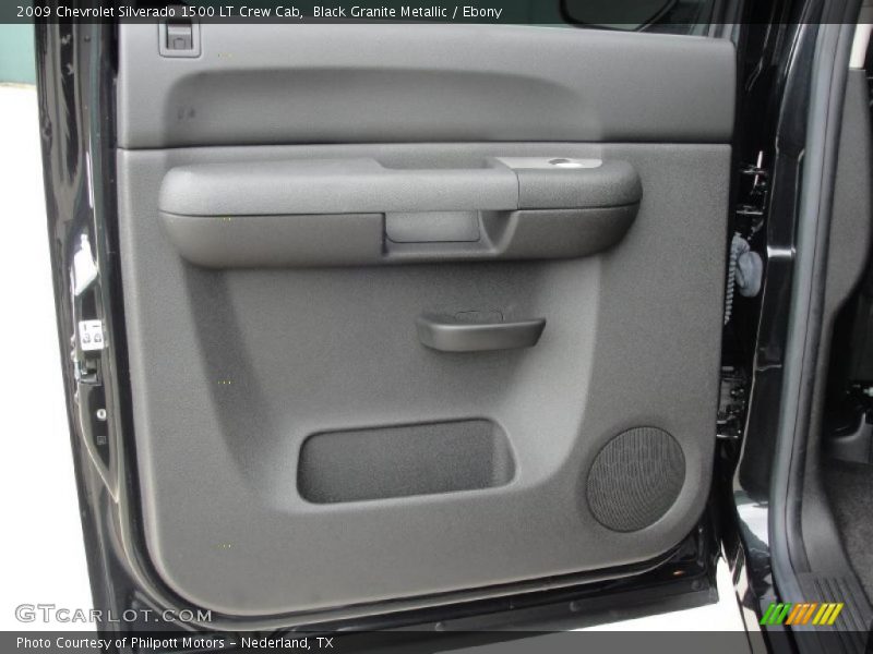 Black Granite Metallic / Ebony 2009 Chevrolet Silverado 1500 LT Crew Cab