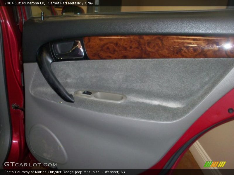 Garnet Red Metallic / Gray 2004 Suzuki Verona LX