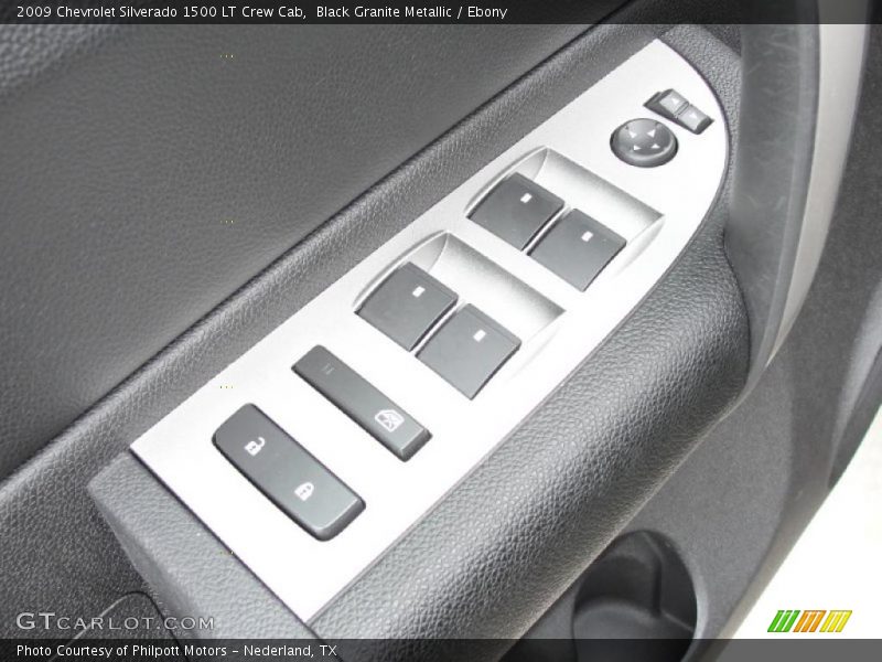 Black Granite Metallic / Ebony 2009 Chevrolet Silverado 1500 LT Crew Cab