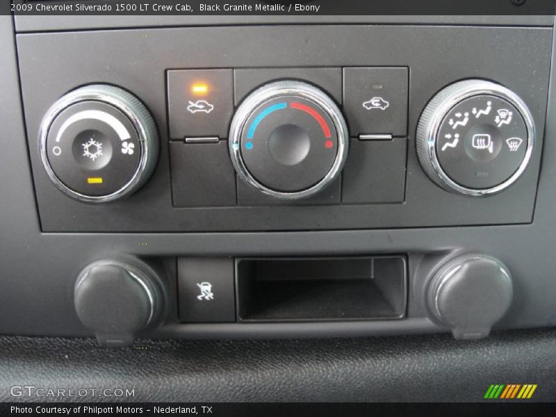 Black Granite Metallic / Ebony 2009 Chevrolet Silverado 1500 LT Crew Cab