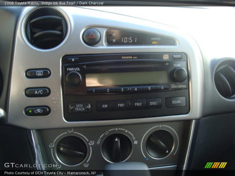 Indigo Ink Bue Pearl / Dark Charcoal 2008 Toyota Matrix